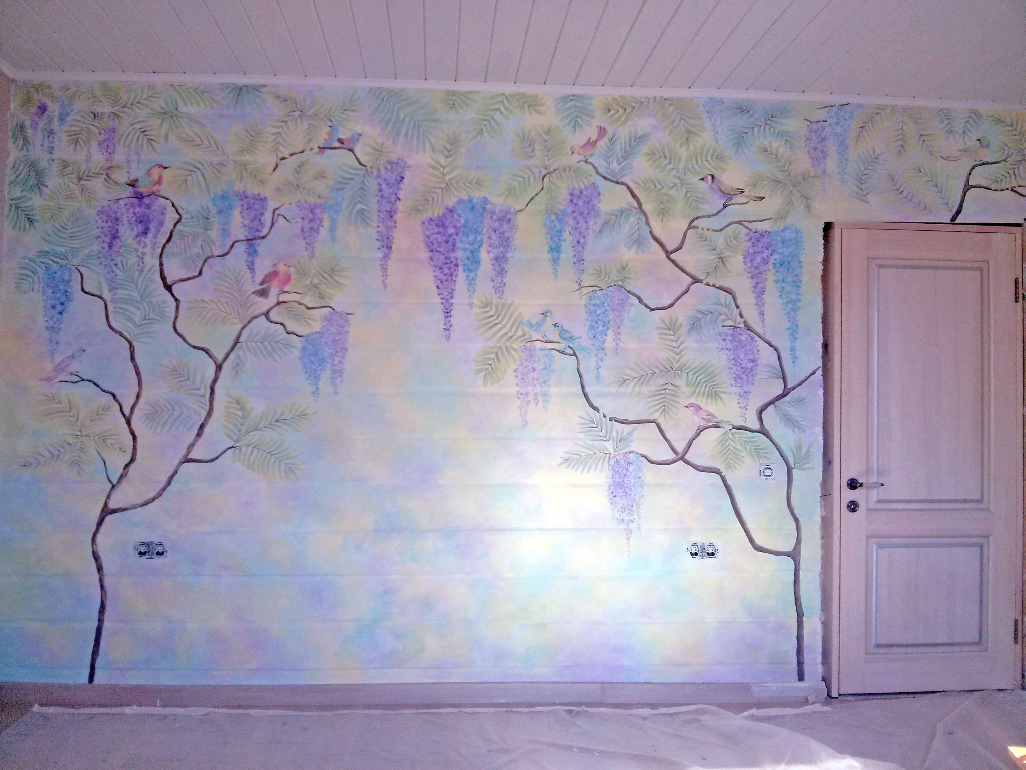 Роспись стен: панно, барельеф, все тонкости и особенности.