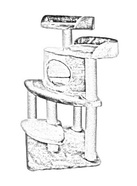 кошкин дом когтеточка столб столбик джут