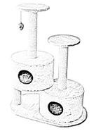 кошкин дом когтеточка столб столбик джут