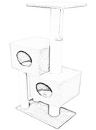 кошкин дом когтеточка столб столбик джут