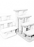 кошкин дом когтеточка столб столбик джут