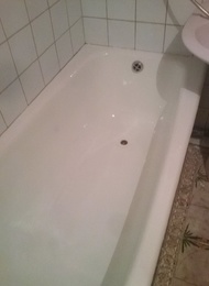 чугунная ванна после реставрации