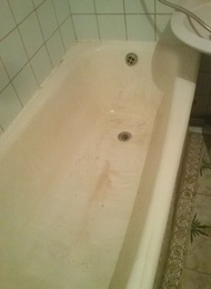 ванна, чугунная до реставрации