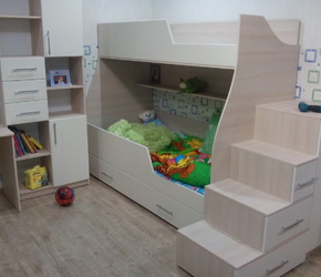 мебель для детской, двухъярусная кровать, детская кровать,