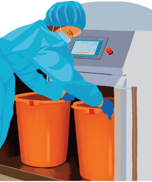 Установка для обеззараживания медицинских отходов