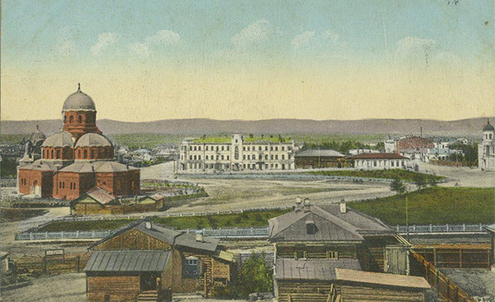 Софийская площадь (ныне пл. Ленина), 1910-20 гг. Софийская площадь (ныне пл. Ленина), 1910-20 гг.