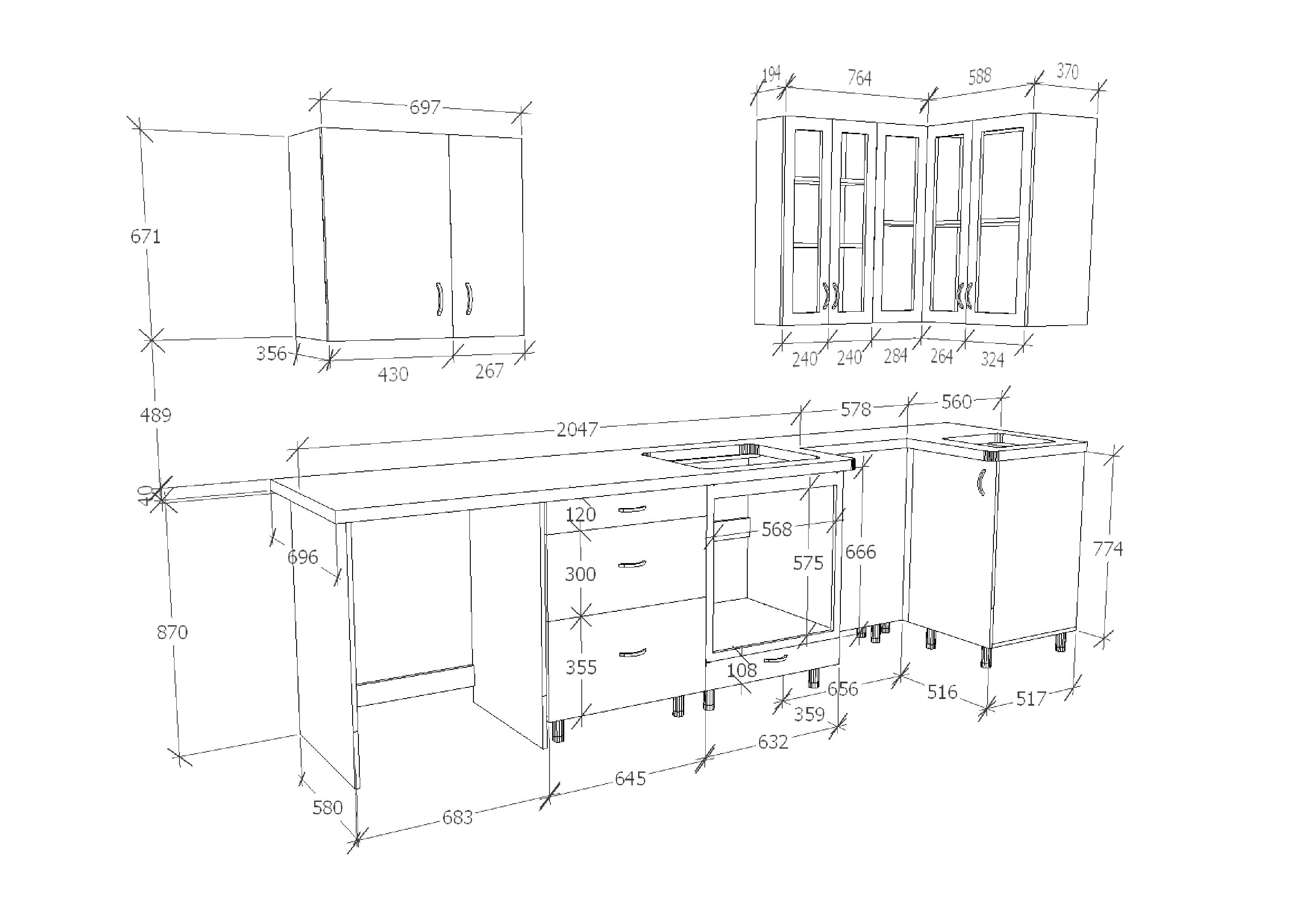 Чертежи мебели sketchup